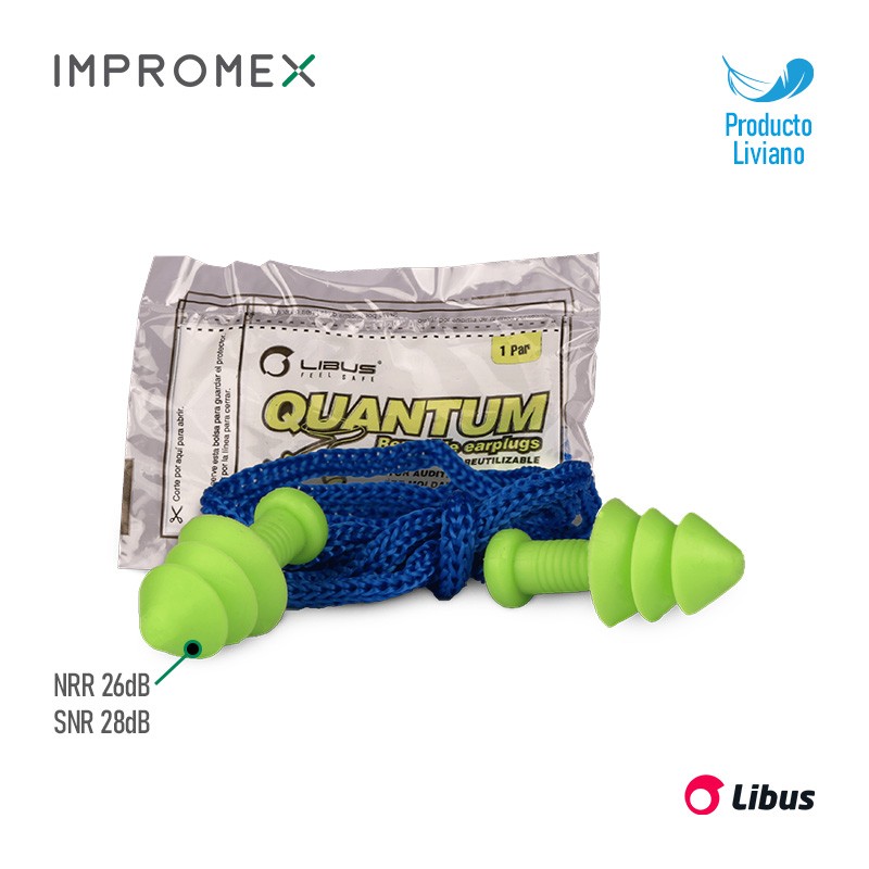 Tapón Auditivo Reutilizable Quantum Dispenser Libus