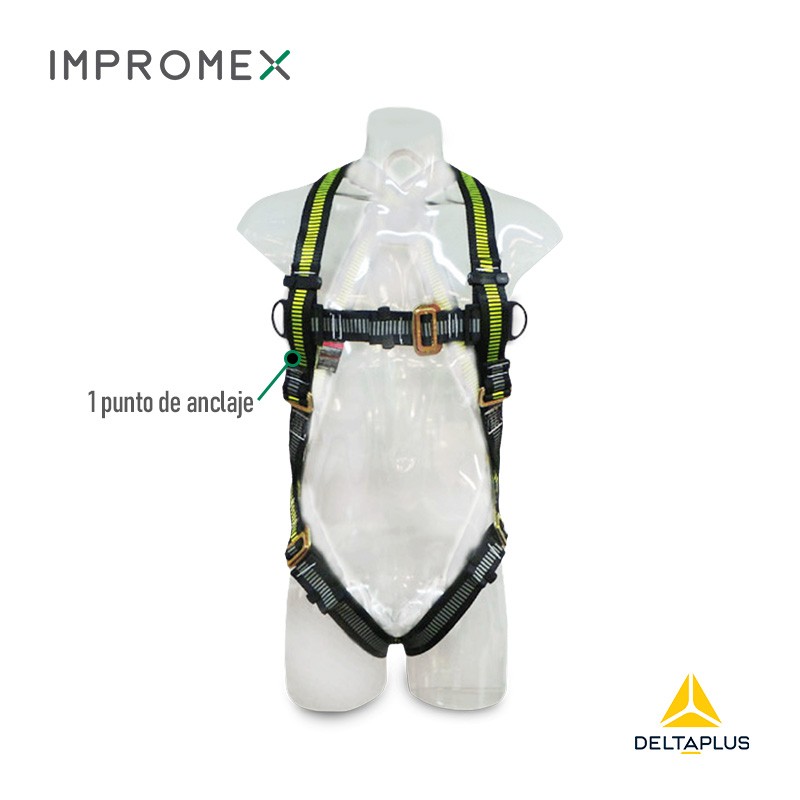 Arnés Cuerpo Completo | 1 Punto de Anclaje | Delta Plus