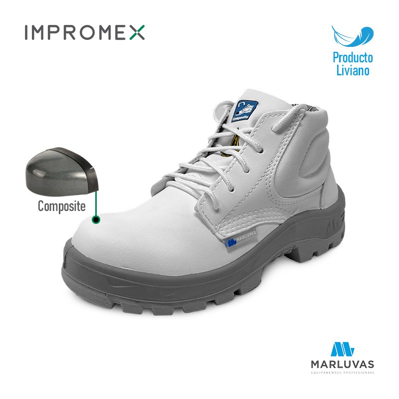 Botín de Seguridad Dieléctrico Blanco