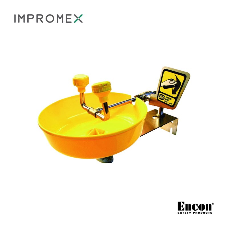 Lavaojos de plástico ABS tipo pared