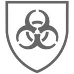 Icono de normativa EN ISO 374-5