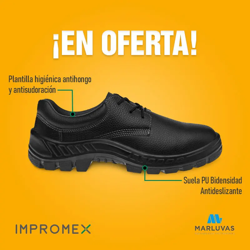 Zapato de Seguridad Antideslizante Marluvas - Imagen 2